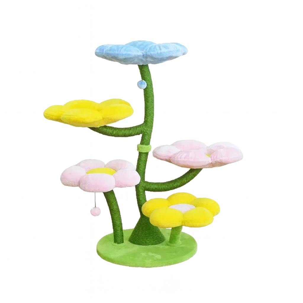 Arbre à Chat Fleur Multi Couleur