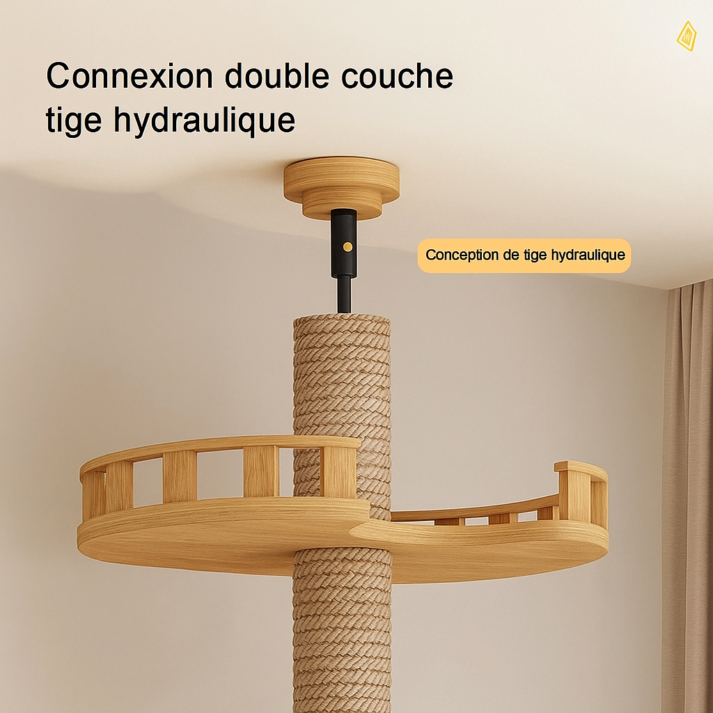 Arbre à Chat XXL en Bois