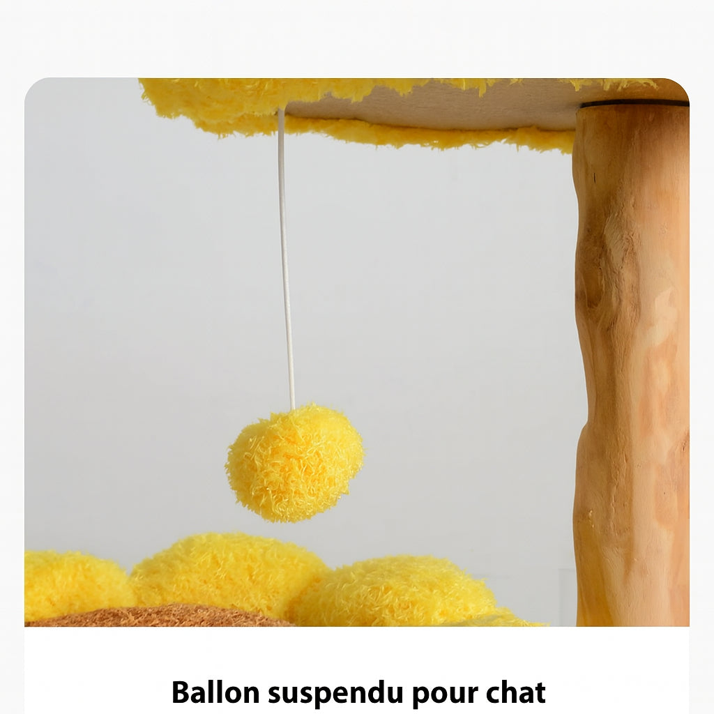 Arbre à Chat Fleur Jaune