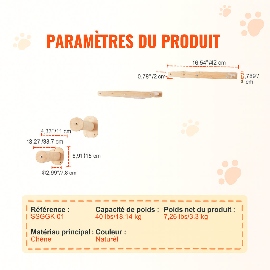 Arbre à Chat Mural Confort