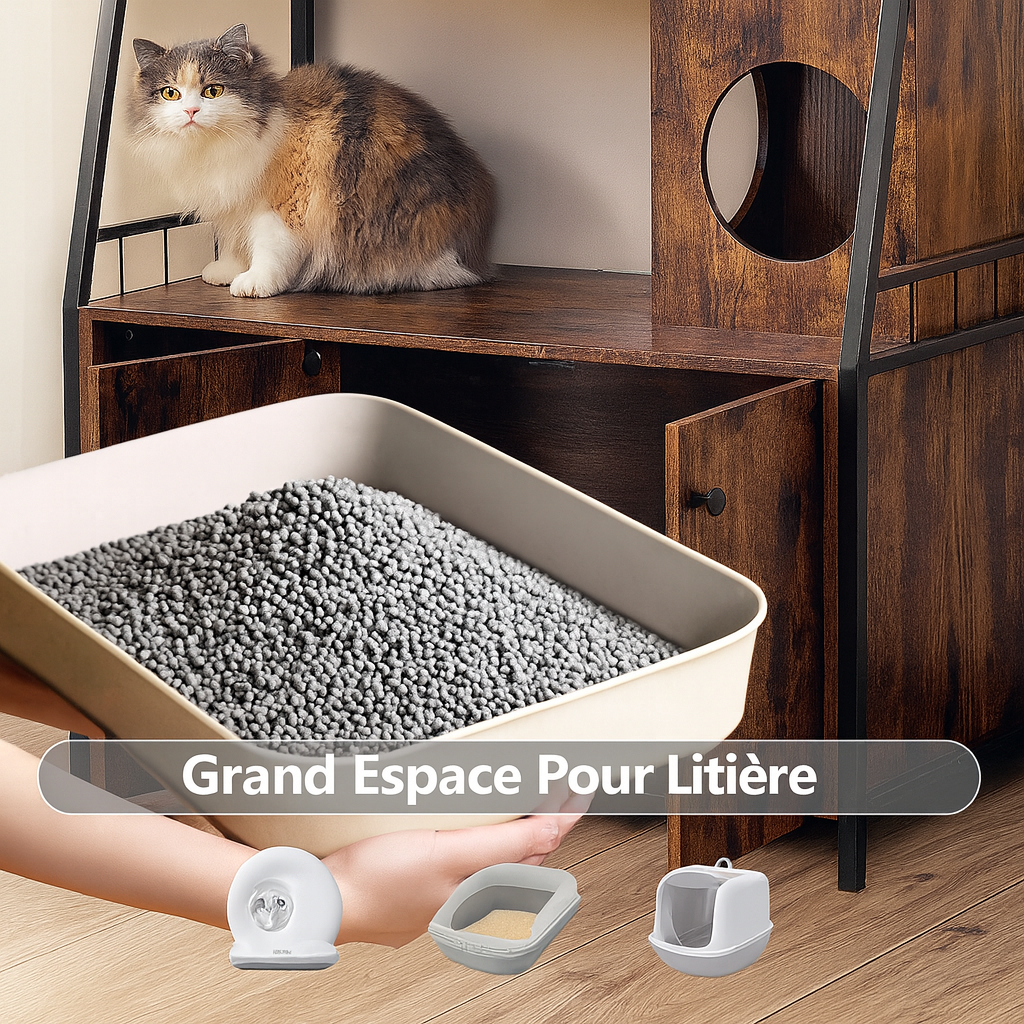 Meuble Litière Rustique