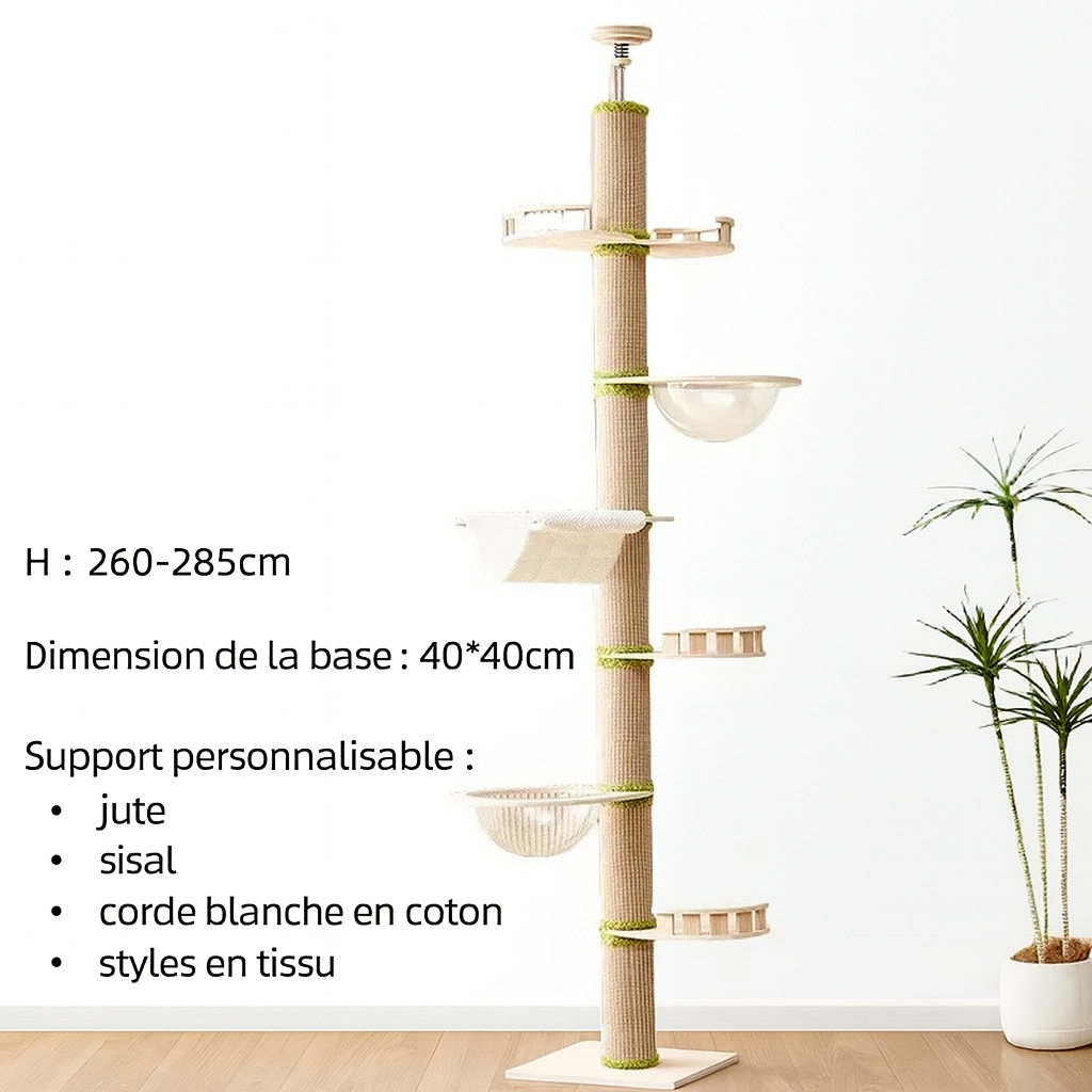 Arbre à Chat en Bois Moderne