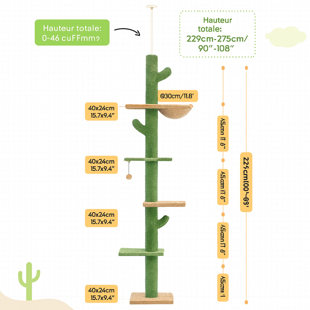 Arbre à Chat Cactus