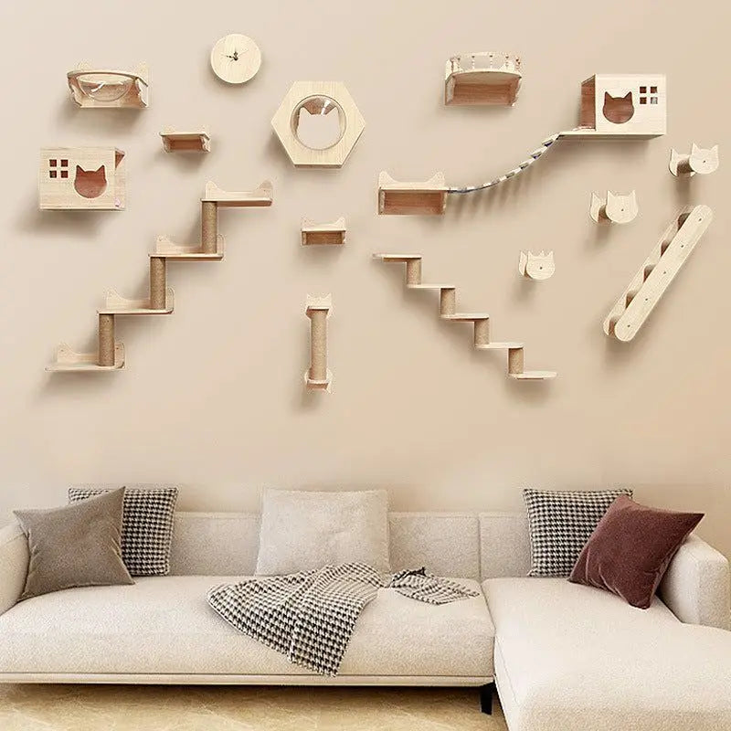 Arbre à Chat Mural Moderne