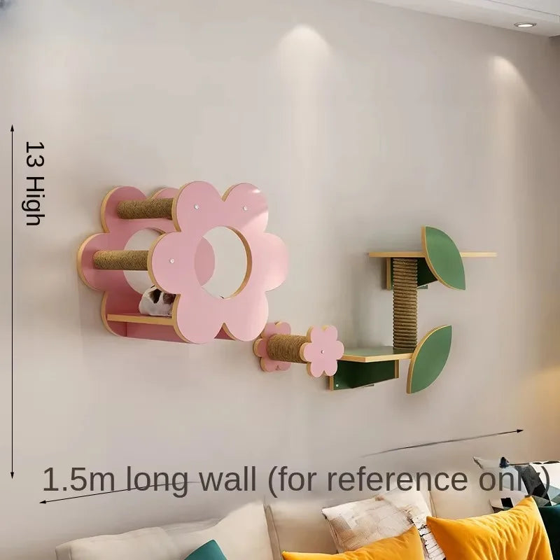 Arbre à Chat Mural Fleur