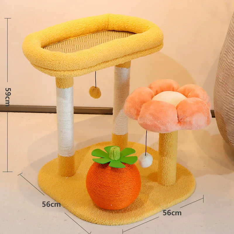 Arbre à Chat Fleur Perchoir