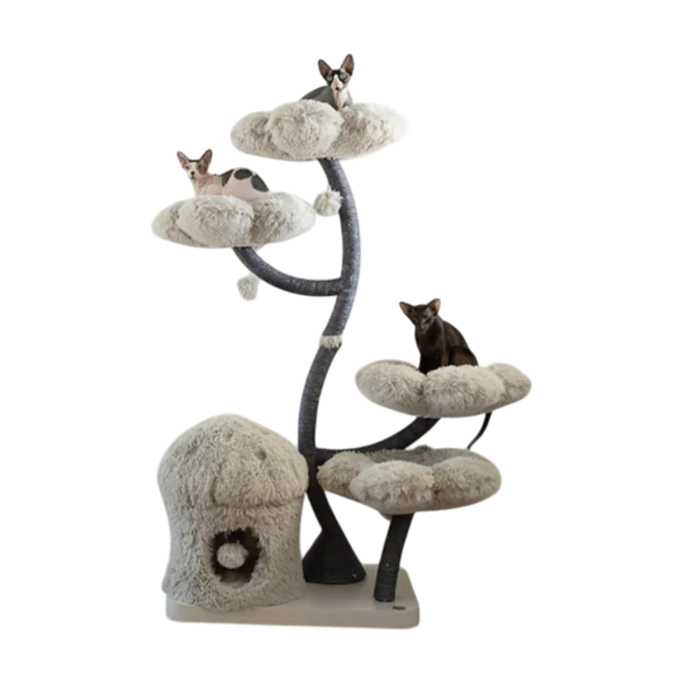 Arbre à Chat Gris Design