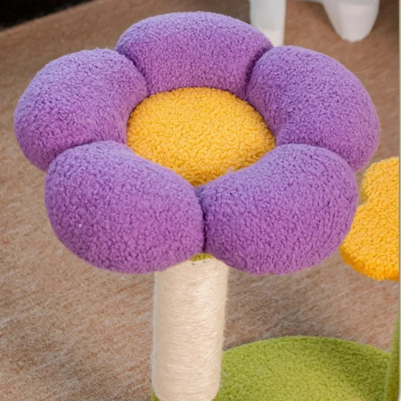 Petit Arbre à Chat Fleur Multi Couleur