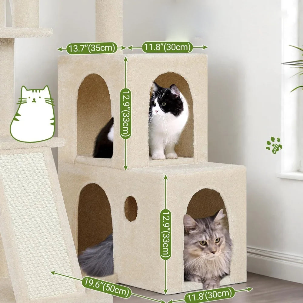 Arbre à Chat avec Double Niche