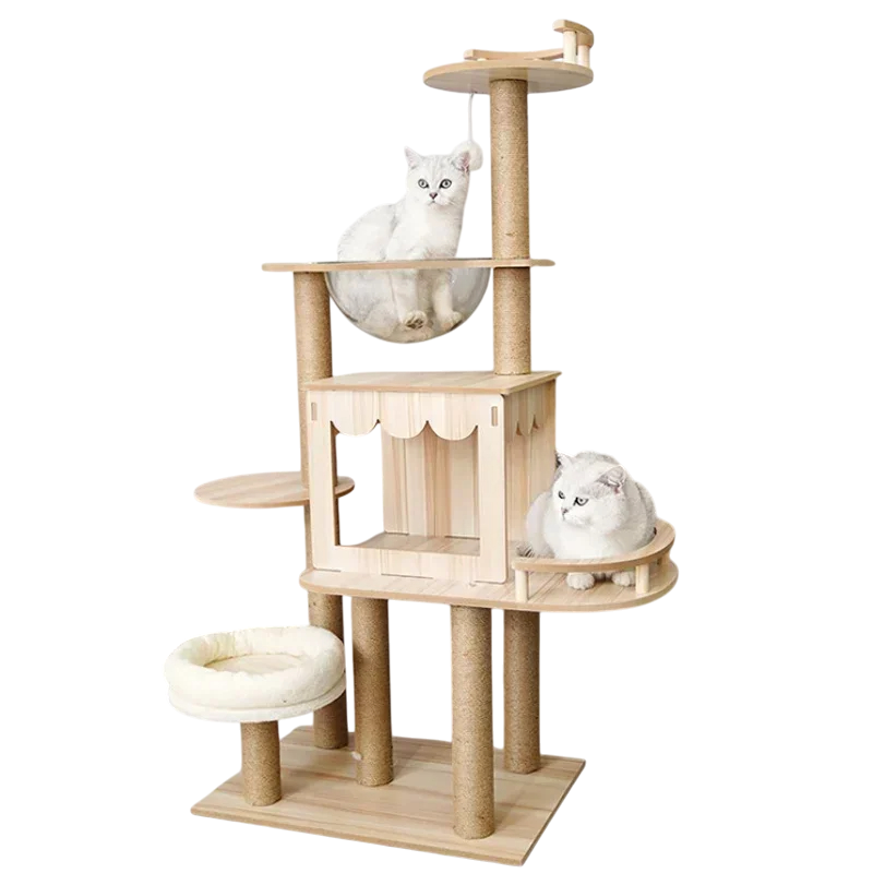 Arbre à Chat en Bois