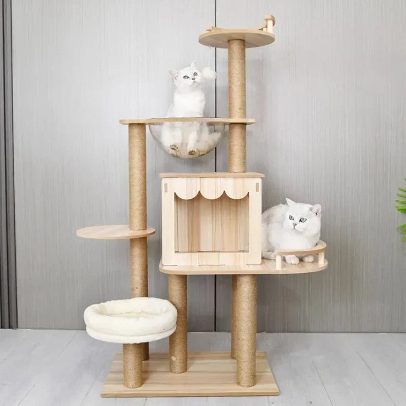 Arbre à Chat en Bois
