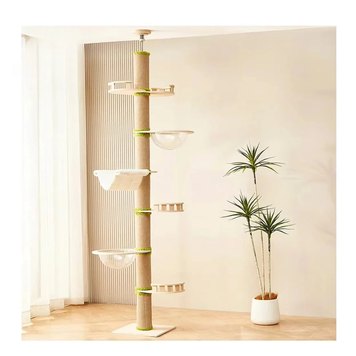 Arbre à Chat en Bois Moderne