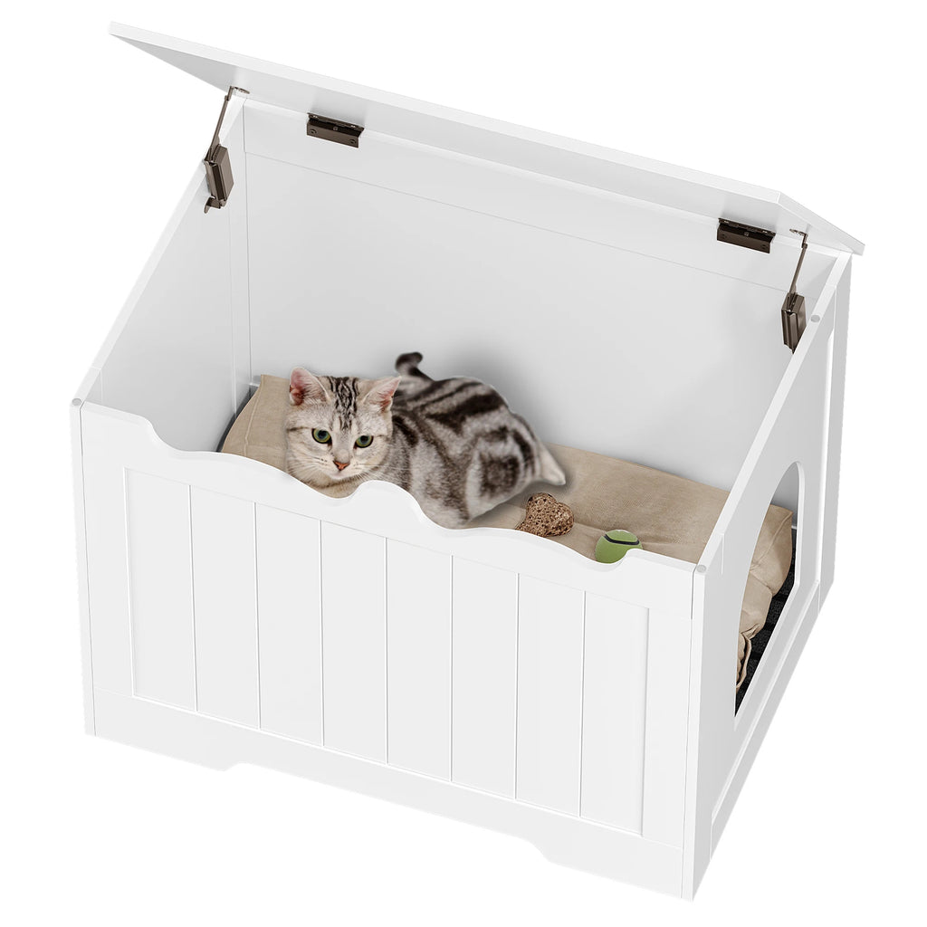 Meuble Litière Blanc