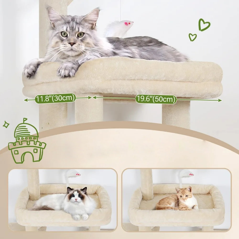 Arbre à Chat avec Double Niche