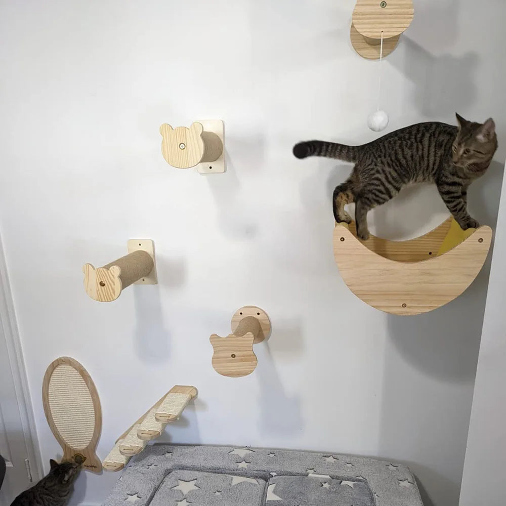 Arbre à Chat Mural Moderne