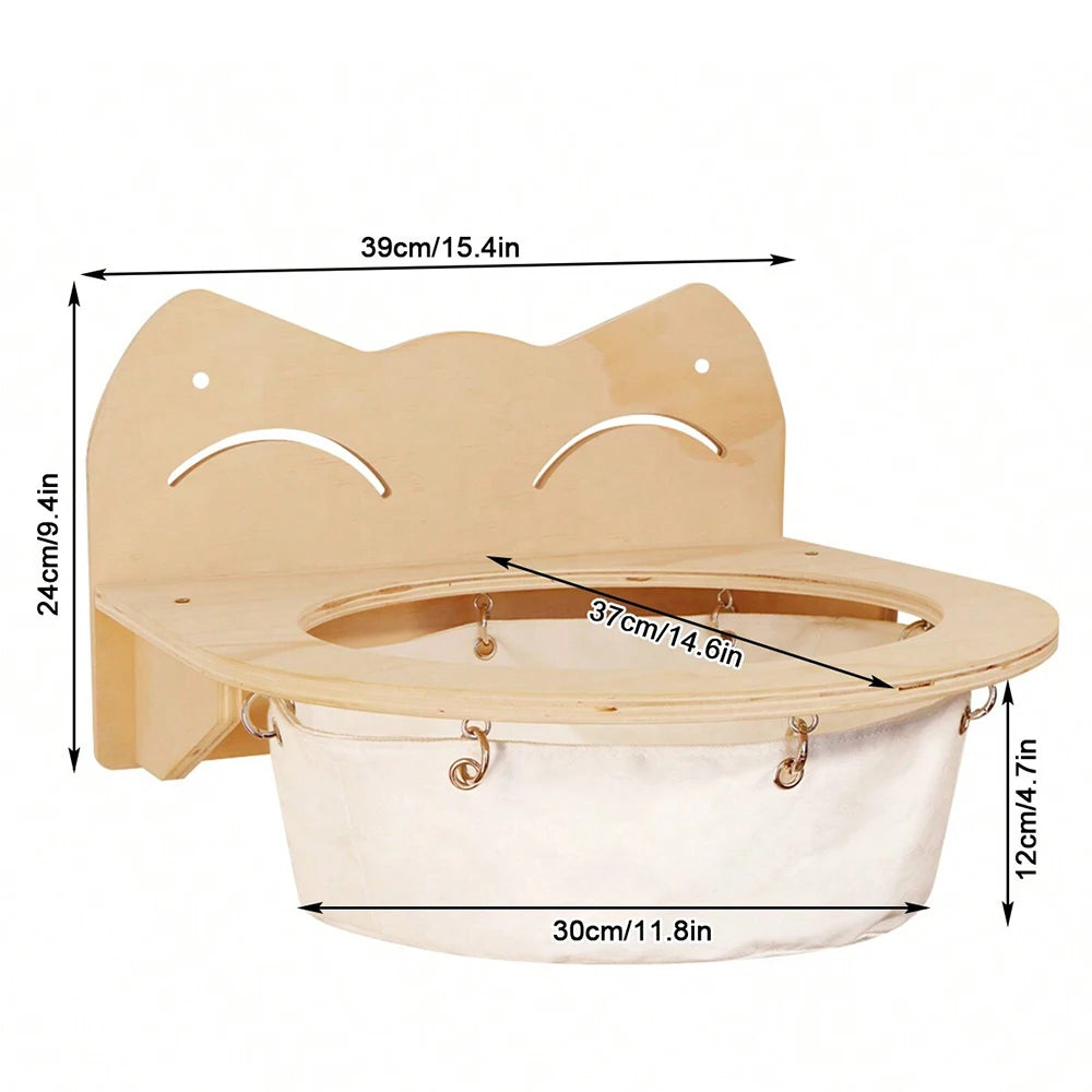 Arbre à Chat Mural avec Passerelle