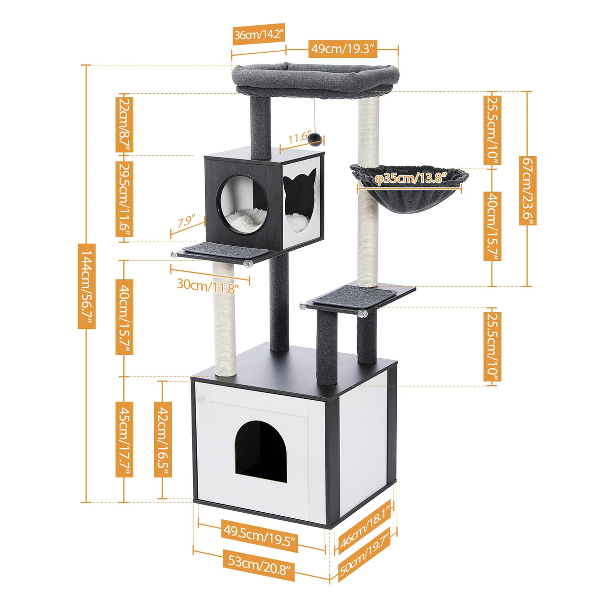 Arbre à Chat Litière