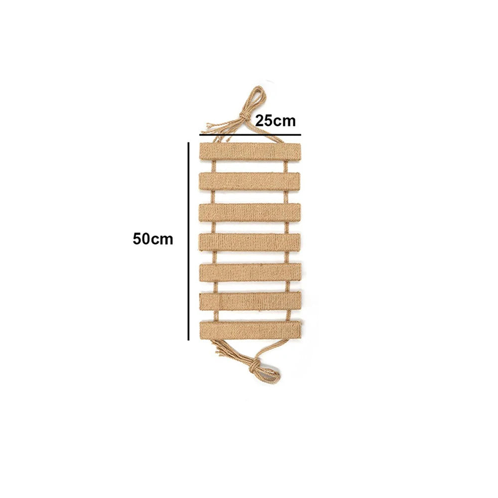 Arbre à Chat Mural en Bois Massif