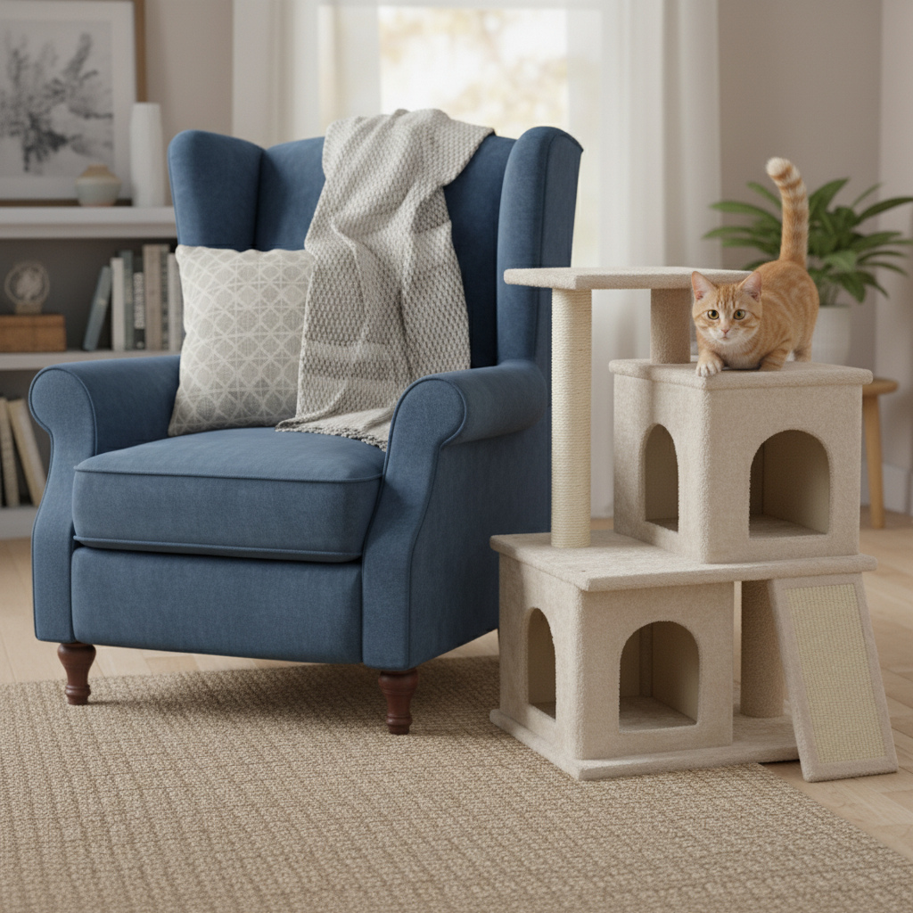 Petit Arbre à Chat Beige